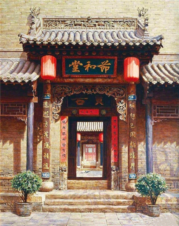 中式建筑，中國(guó)傳統(tǒng)老宅院