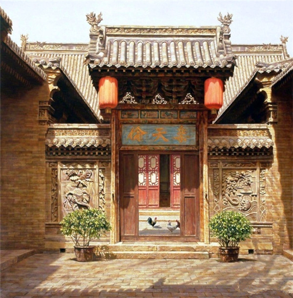 中式建筑，中國(guó)傳統(tǒng)老宅院