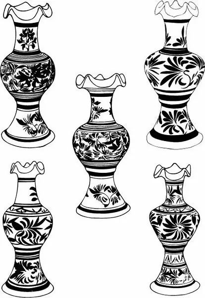 青花瓷素材圖案欣賞，中國(guó)傳統(tǒng)藝術(shù)就是這么美