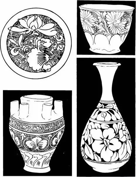 青花瓷素材圖案欣賞，中國(guó)傳統(tǒng)藝術(shù)就是這么美