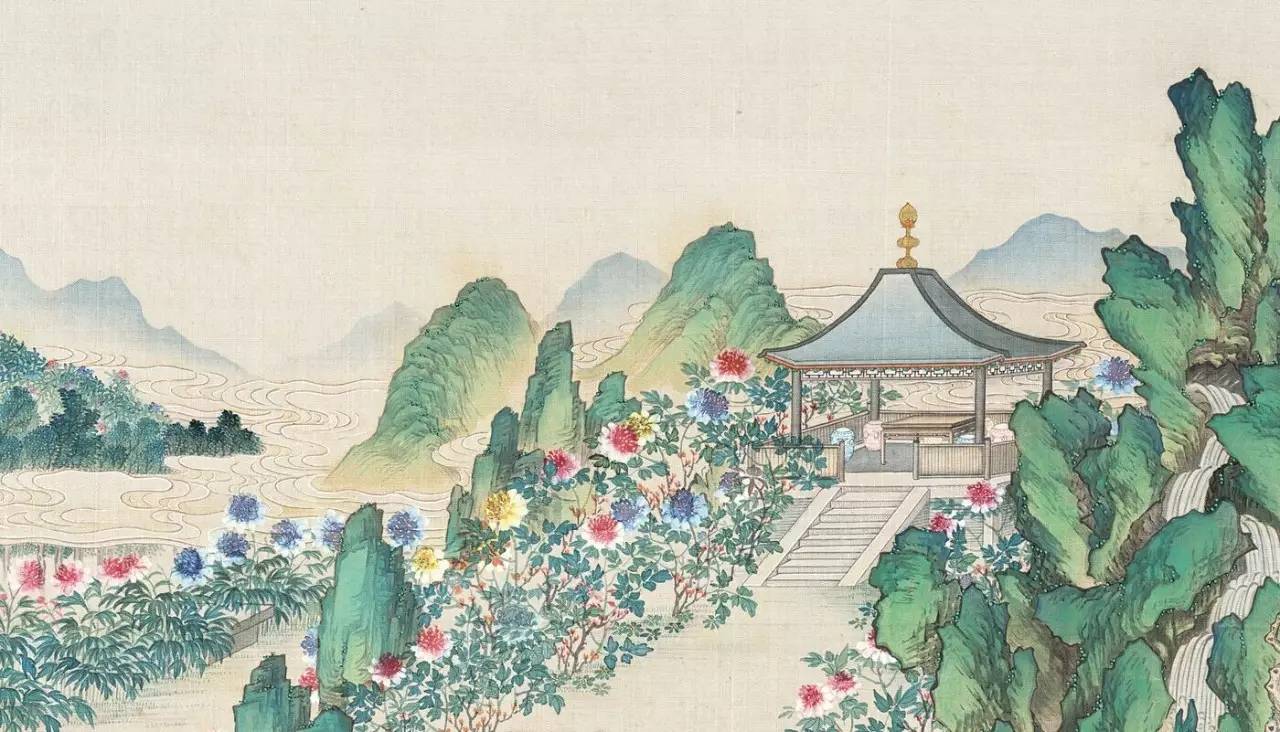 庭院深深，佳人依在
