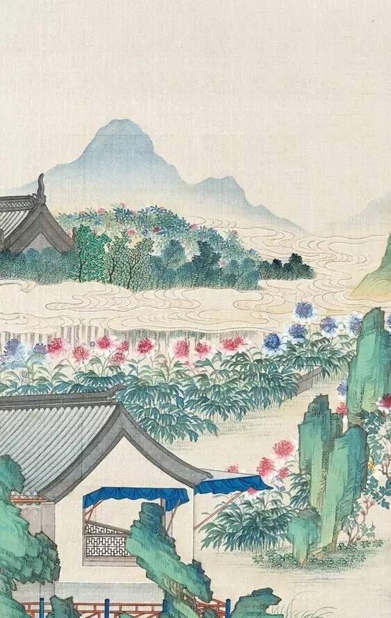 庭院深深，佳人依在