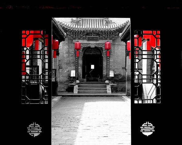 一組流淌著歲月的中國門，美呆了！