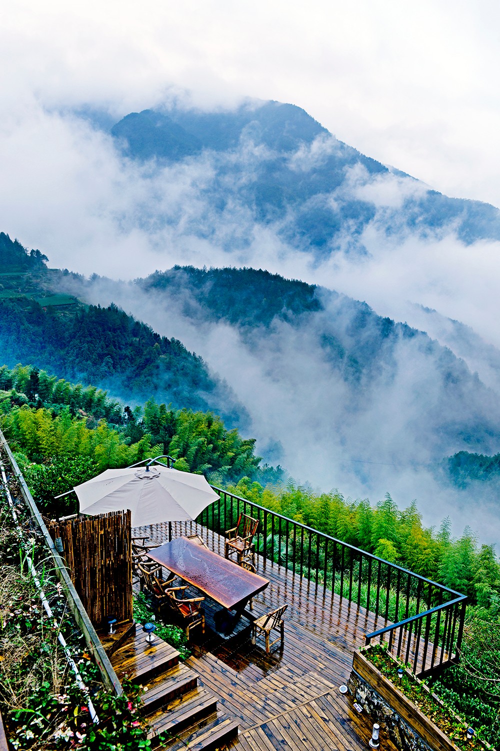 過云山居·長丘田，躺在浴缸里摘朵云