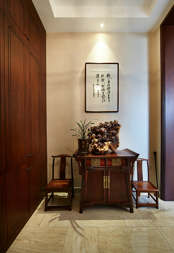 新中式裝修設(shè)計，會舍裝修設(shè)計圖(八)