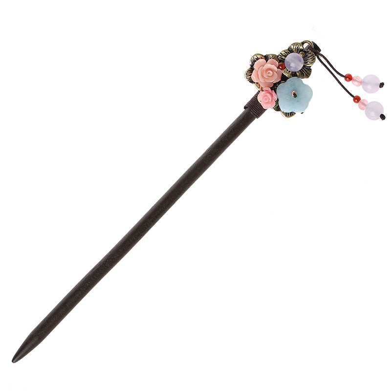 淑女發(fā)簪頭飾，清新自然簪子