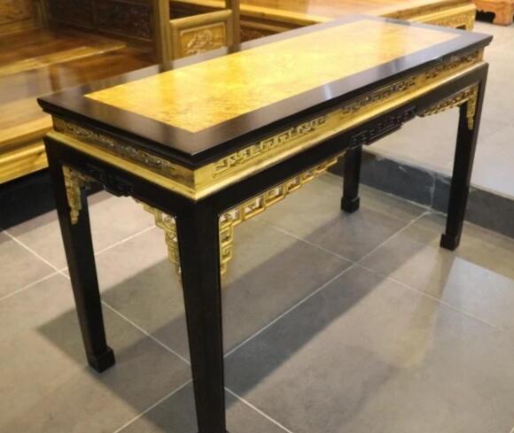 金絲楠木條案，仿古案臺(tái)