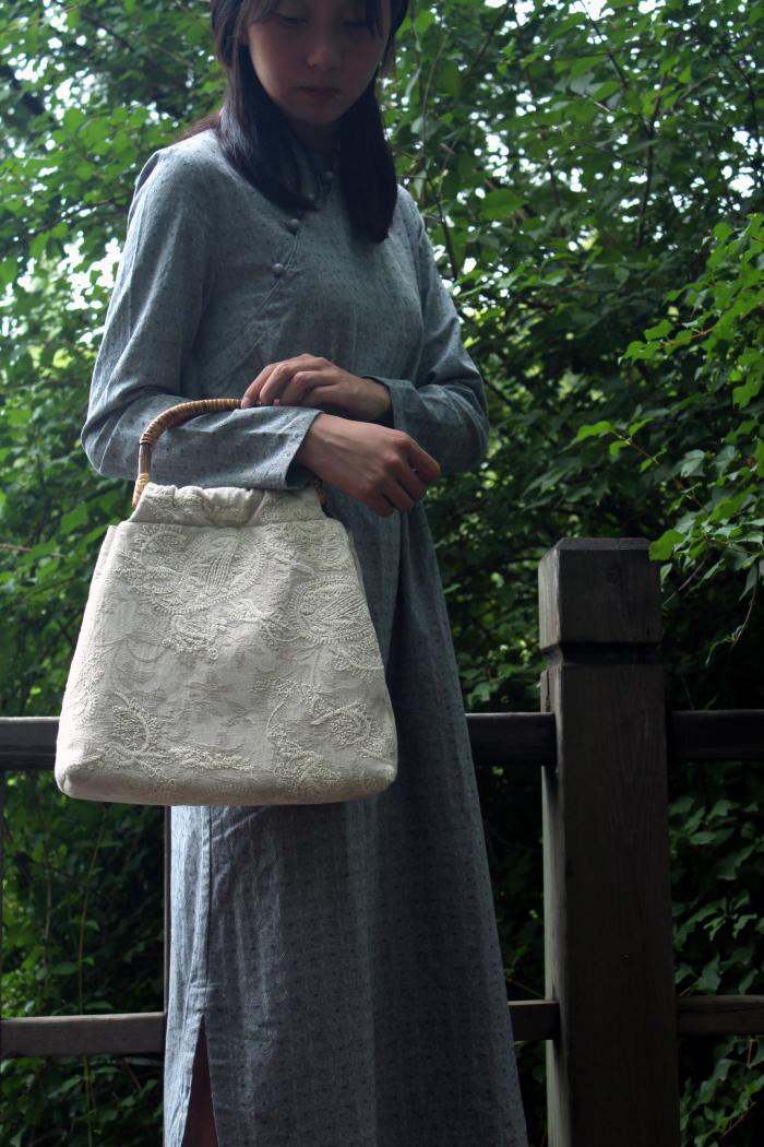 清新脫俗手工包，中國風(fēng)刺繡手工包包