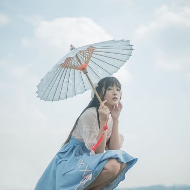窈窕淑女古風(fēng)漢服，俏皮可愛(ài)漢服美女