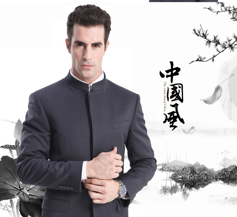 簡(jiǎn)單大氣的中山裝，中華服無(wú)國(guó)界