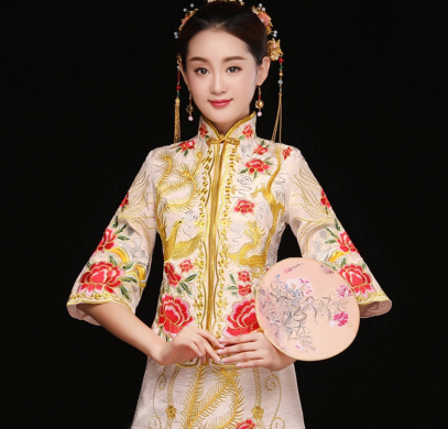 中式秀禾禮服，復(fù)古潮流新娘禮服
