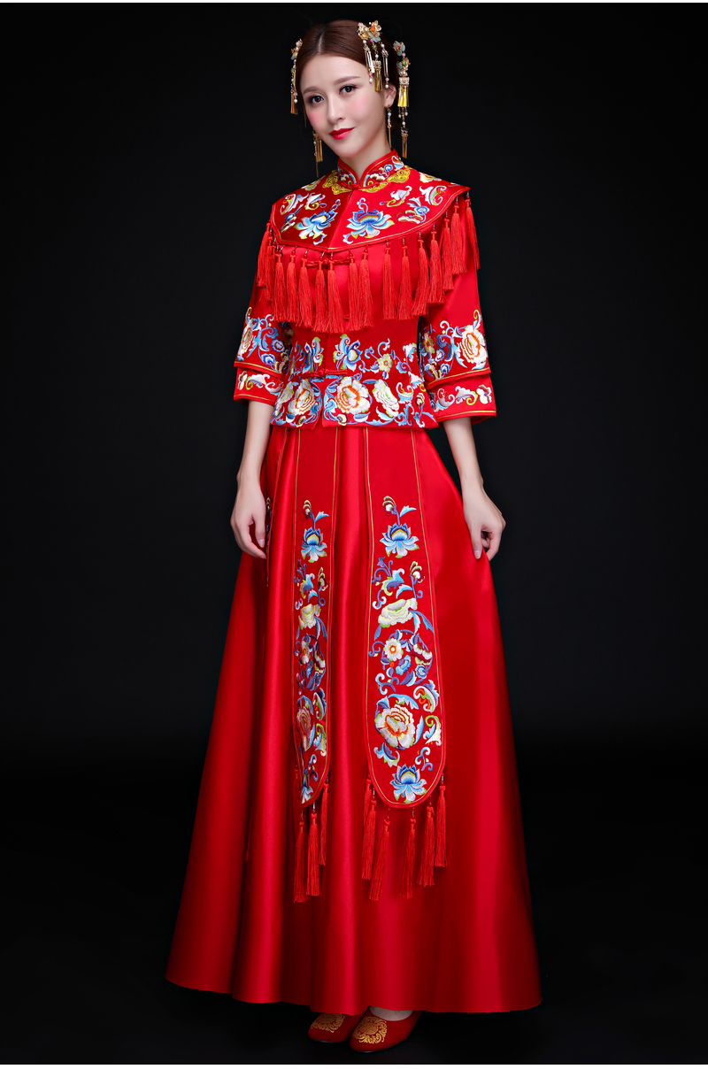古典時尚中式禮服，中國風新娘禮服