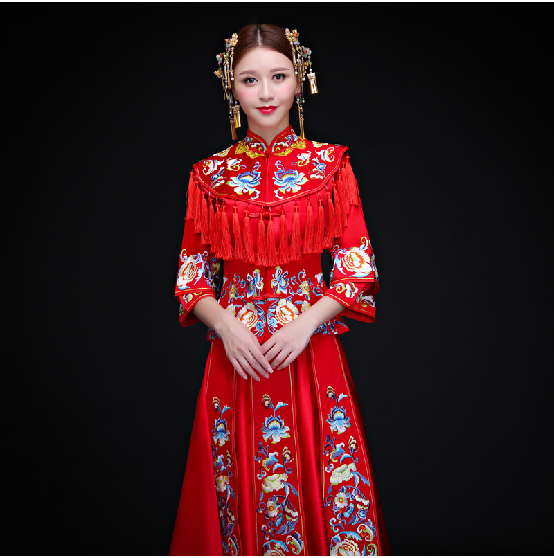古典時尚中式禮服，中國風新娘禮服