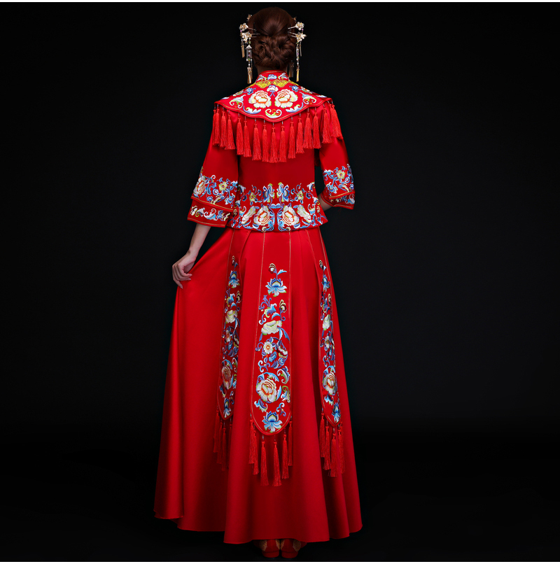 古典時尚中式禮服，中國風新娘禮服
