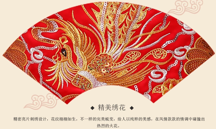 中國(guó)風(fēng)時(shí)尚中式禮服，唯美時(shí)尚新娘禮服