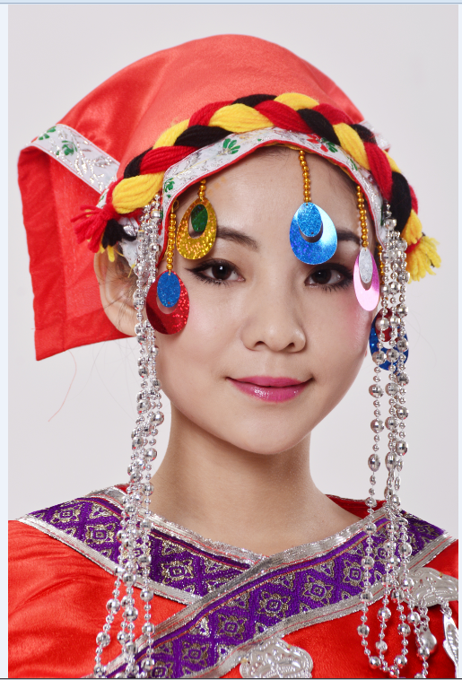 苗族少數民族演出服裝圖片