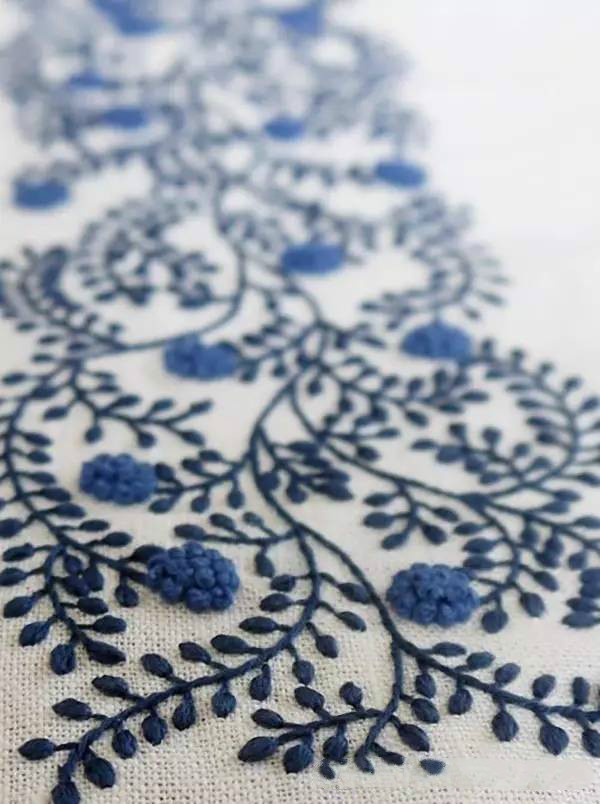 美的讓人無法呼吸，唯美刺繡圖案圖片