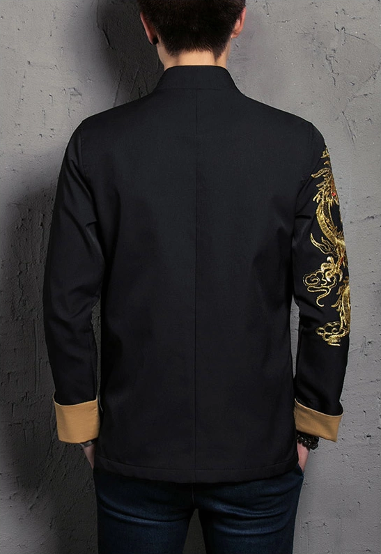 個(gè)性刺繡中國(guó)風(fēng)唐裝