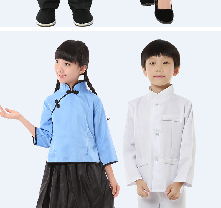 男女童民國學生裝，親子古裝