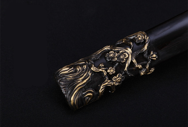 正宗寶劍銅裝乾隆佩劍，花紋鋼君子寶劍