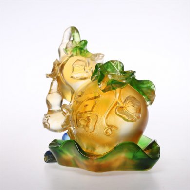 琉璃工藝品擺件，如何鑒賞琉璃