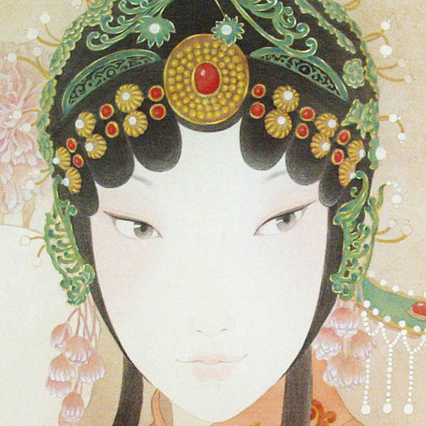 超美的京劇花旦人物圖集，可做頭像的花旦人物