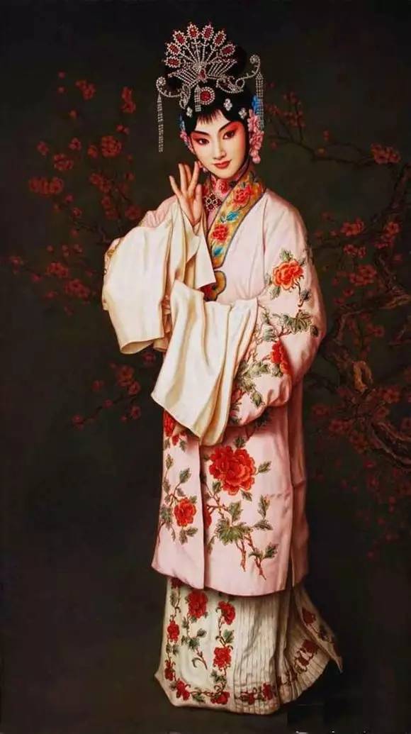 油畫中的京劇人物，美的不可思議！