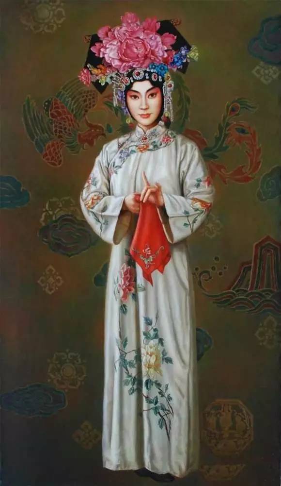 油畫中的京劇人物，美的不可思議！