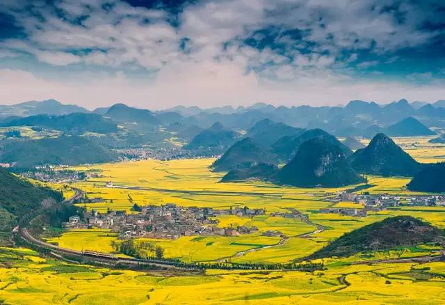 美到窒息的中國(guó)最美油菜花海，邂逅花海風(fēng)景！