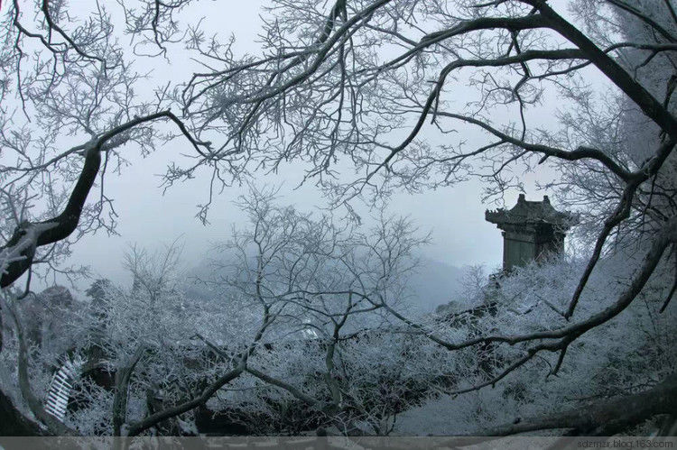 武當山千里冰封萬里雪飄