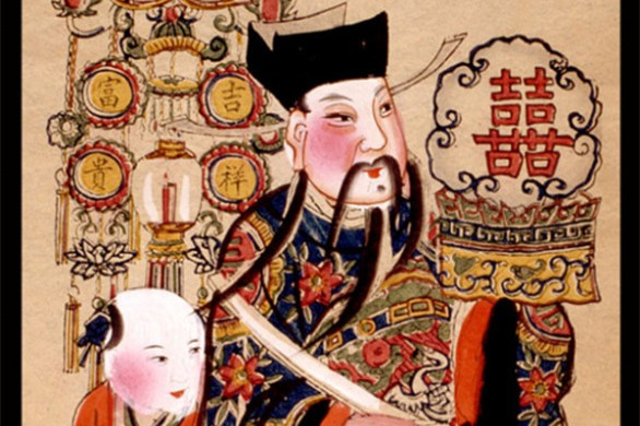 中國(guó)風(fēng)傳統(tǒng)精美色彩艷麗的年畫(huà)（二）