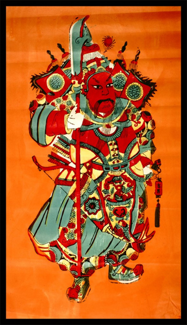 中國(guó)風(fēng)傳統(tǒng)精美色彩艷麗的年畫