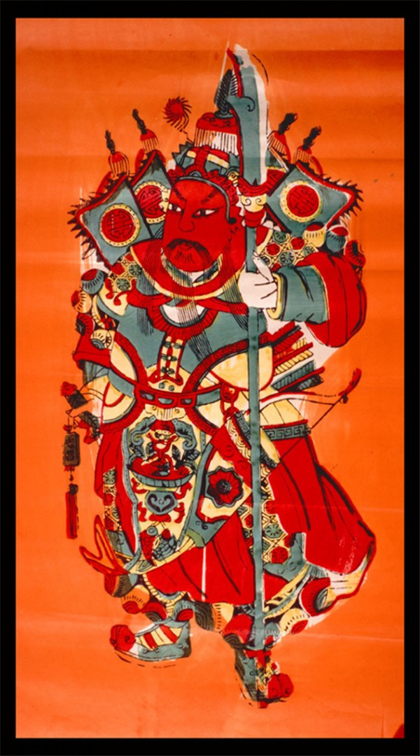 中國(guó)風(fēng)傳統(tǒng)精美色彩艷麗的年畫