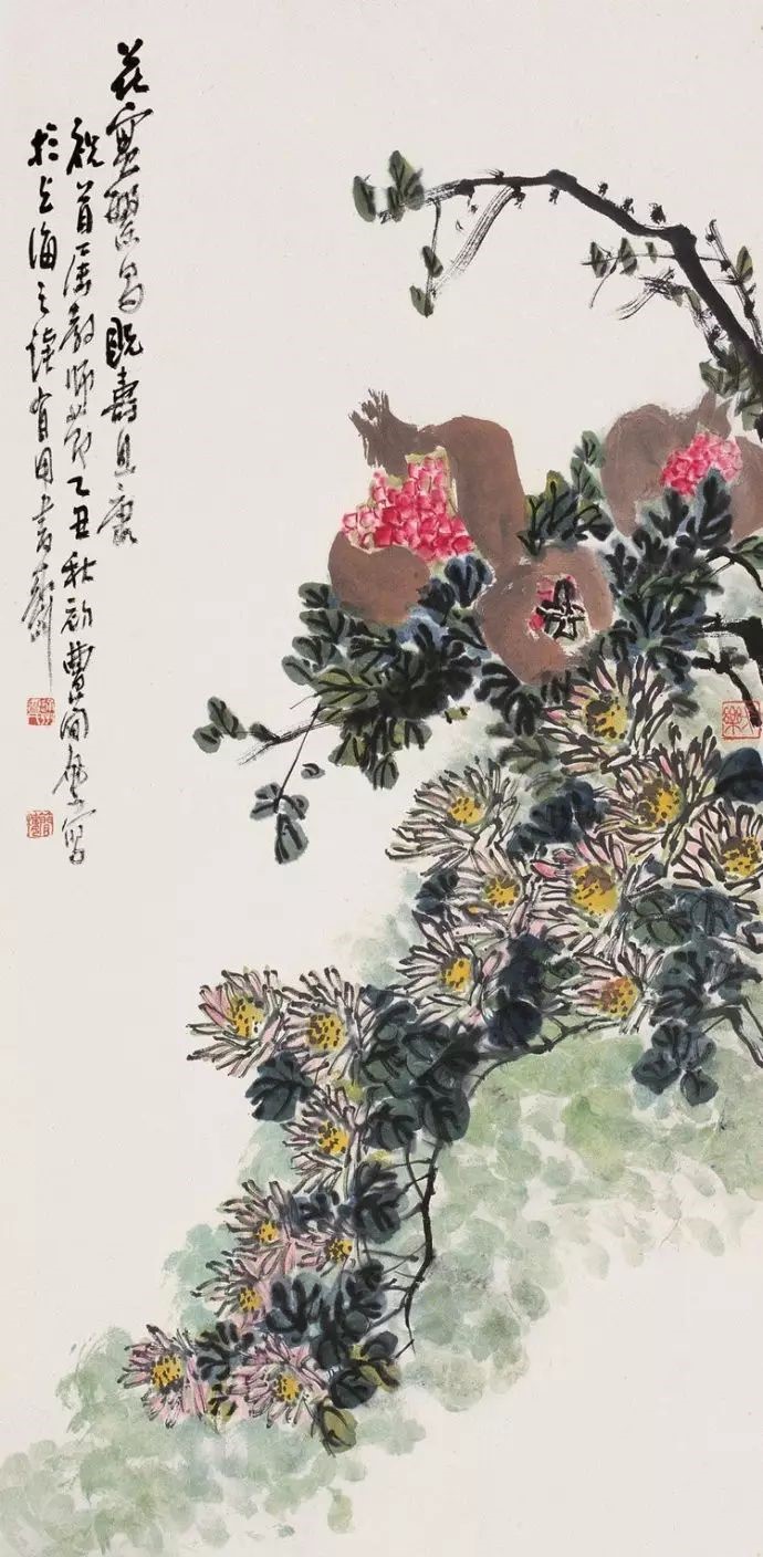 32幅曹簡(jiǎn)樓國(guó)畫石榴圖：石榴令人垂涎欲滴！