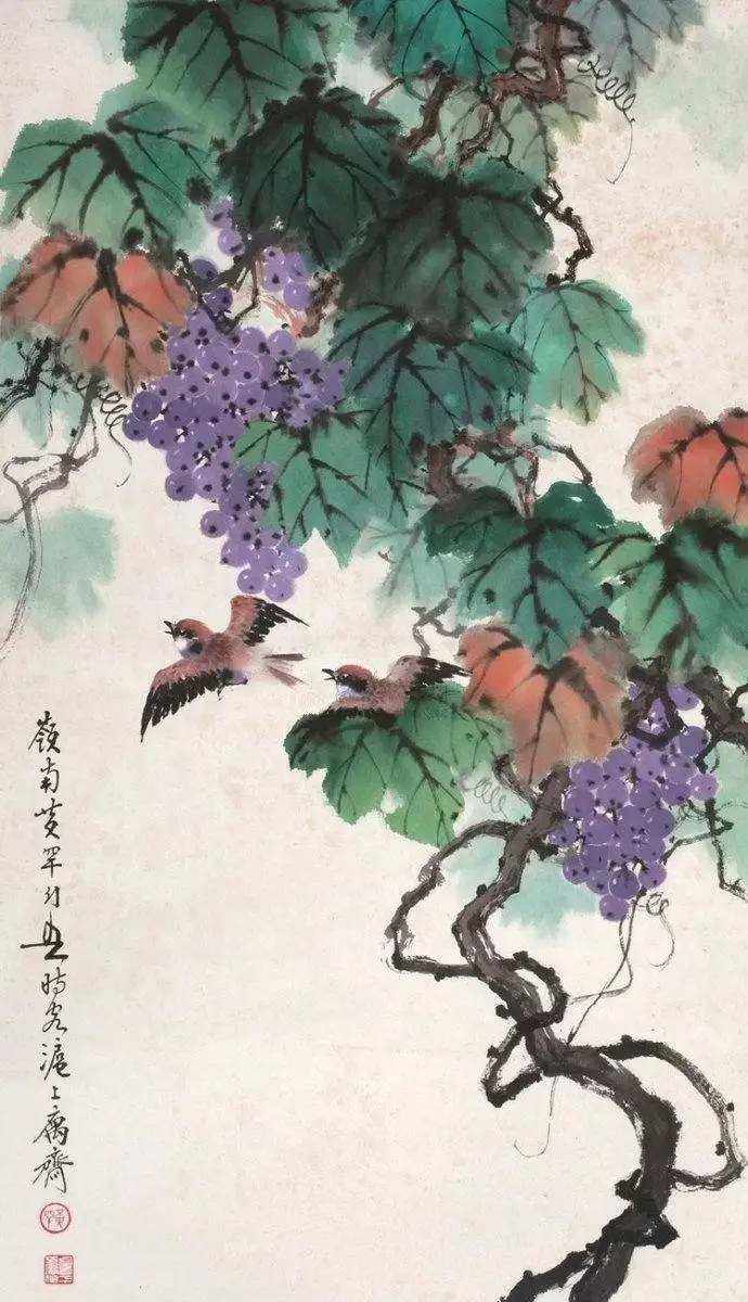 美人如葡萄，秀美如國畫！