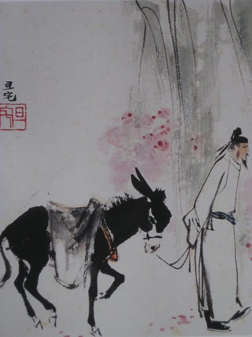 十二詩人畫像冊，劉旦宅是最清秀俊逸的畫家