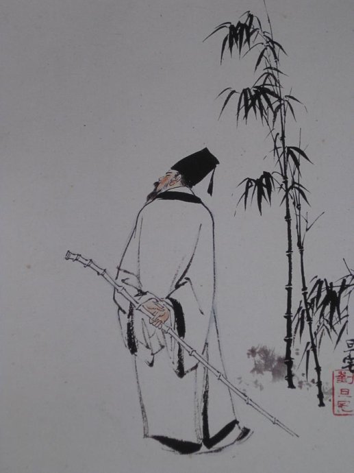 十二詩人畫像冊，劉旦宅是最清秀俊逸的畫家