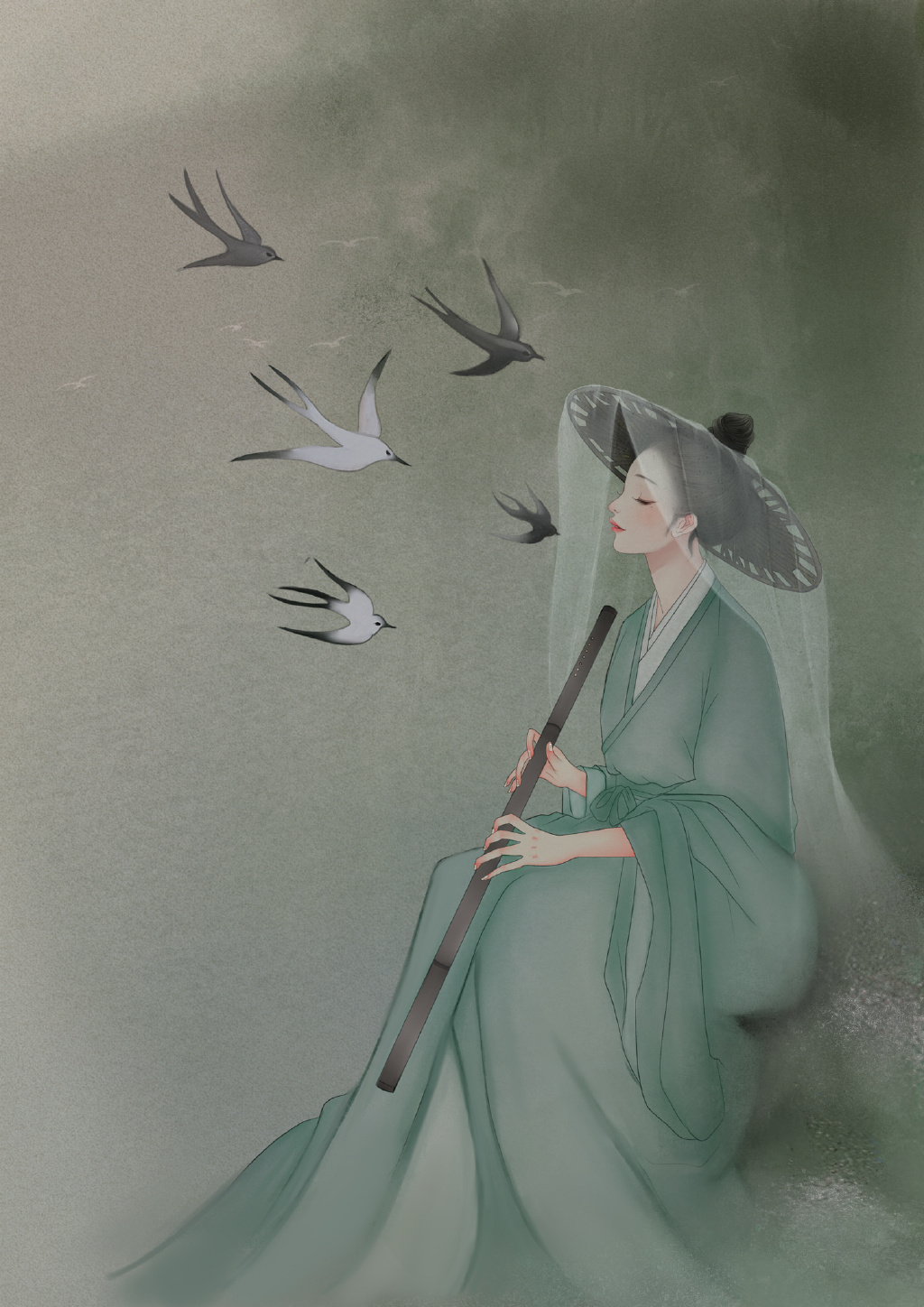氣質(zhì)韻味的古風(fēng)女子，一組唯美高清古風(fēng)圖片