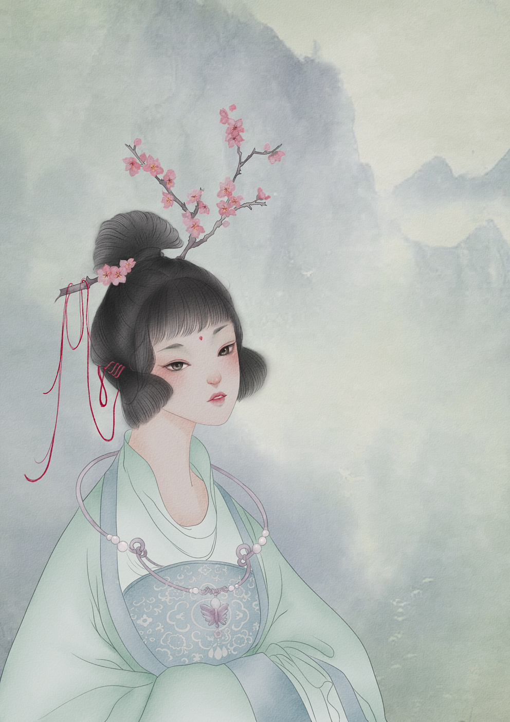 氣質(zhì)韻味的古風(fēng)女子，一組唯美高清古風(fēng)圖片