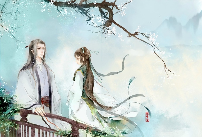 高清古風(fēng)情侶圖集(52張)，超恩愛甜蜜的古風(fēng)圖片