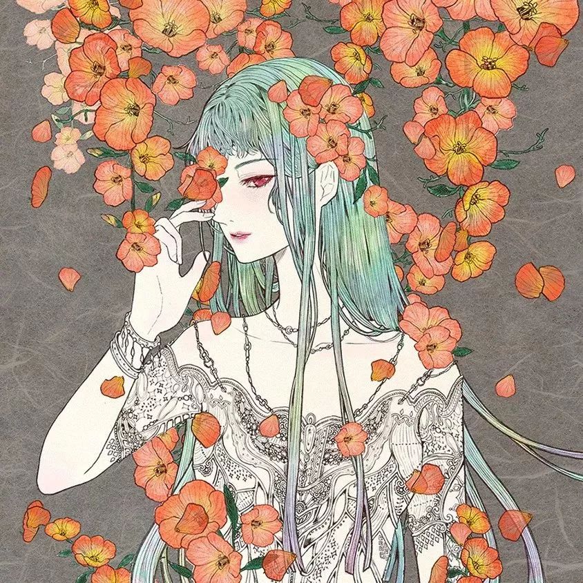 好美的水彩插畫，夢(mèng)幻奇妙的插畫設(shè)計(jì)