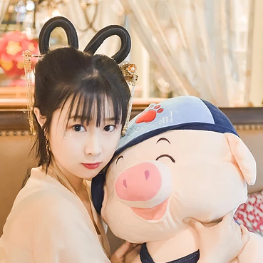 清新可愛小女孩女生頭像，唯美古風真人頭像