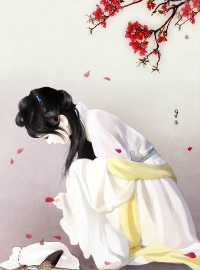 凄美國(guó)畫插畫，中國(guó)風(fēng)詩(shī)意手繪插畫