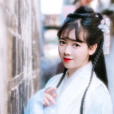 淡雅女生頭像，唯美古風(fēng)真人頭像