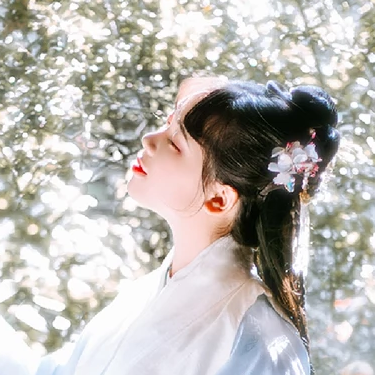 淡雅女生頭像，唯美古風(fēng)真人頭像