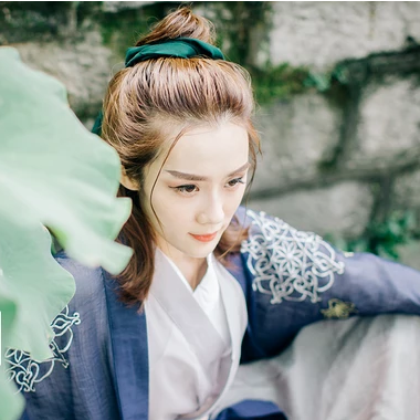 竹林山寺閨蜜古風(fēng)頭像，唯美古風(fēng)女子真人頭像