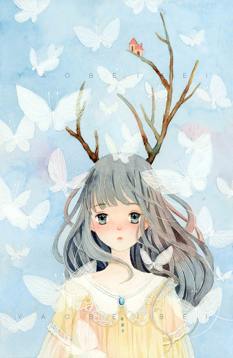 滿(mǎn)滿(mǎn)都是少女心·插畫(huà)欣賞