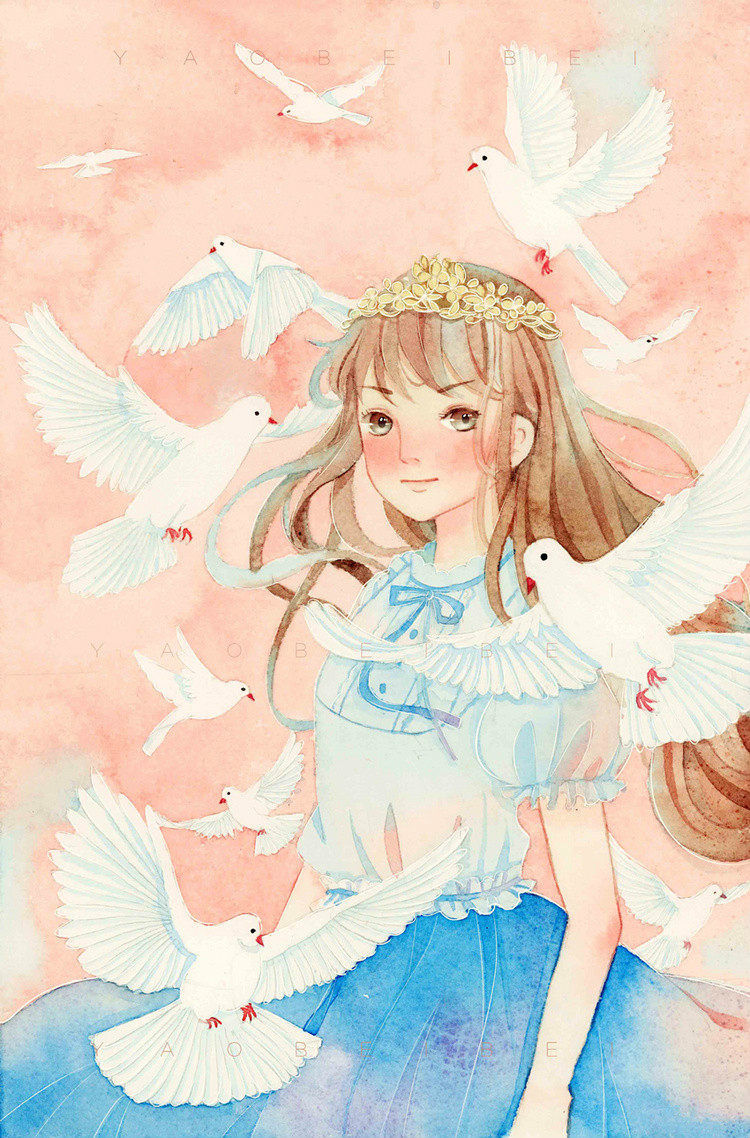 滿(mǎn)滿(mǎn)都是少女心·插畫(huà)欣賞