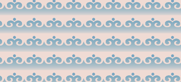 中國(guó)傳統(tǒng)唐代服飾纏枝花紋圖案，矢量素材