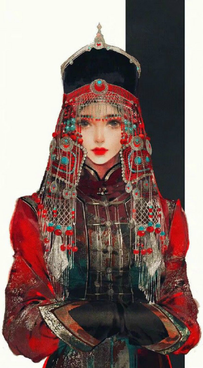 唯美有意境的古風(fēng)圖片，紅顏知己甚是惹人喜愛(ài)